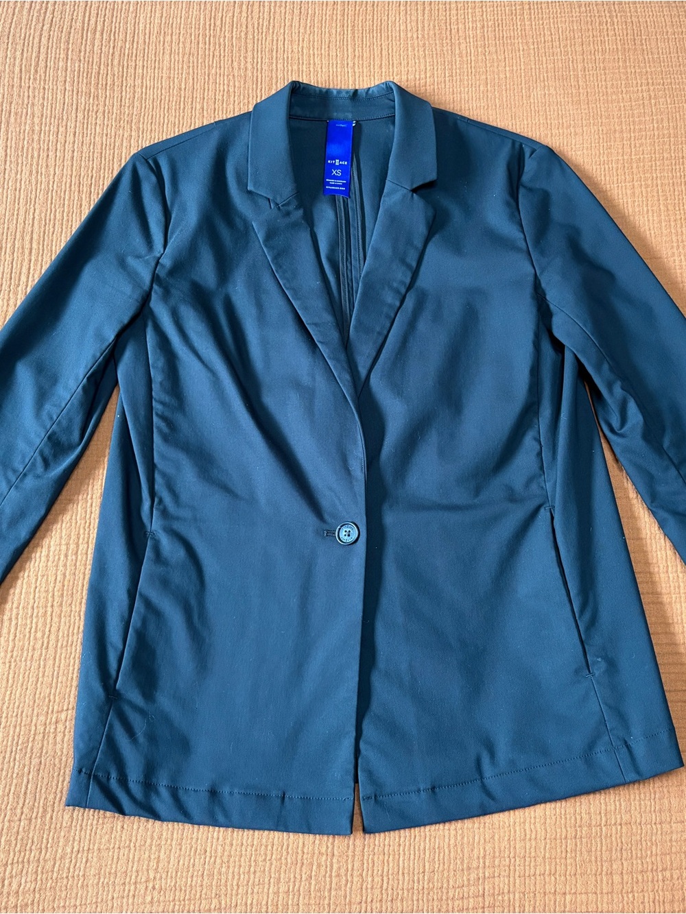 Kit and Ace Black Single-Button Women's Blazer